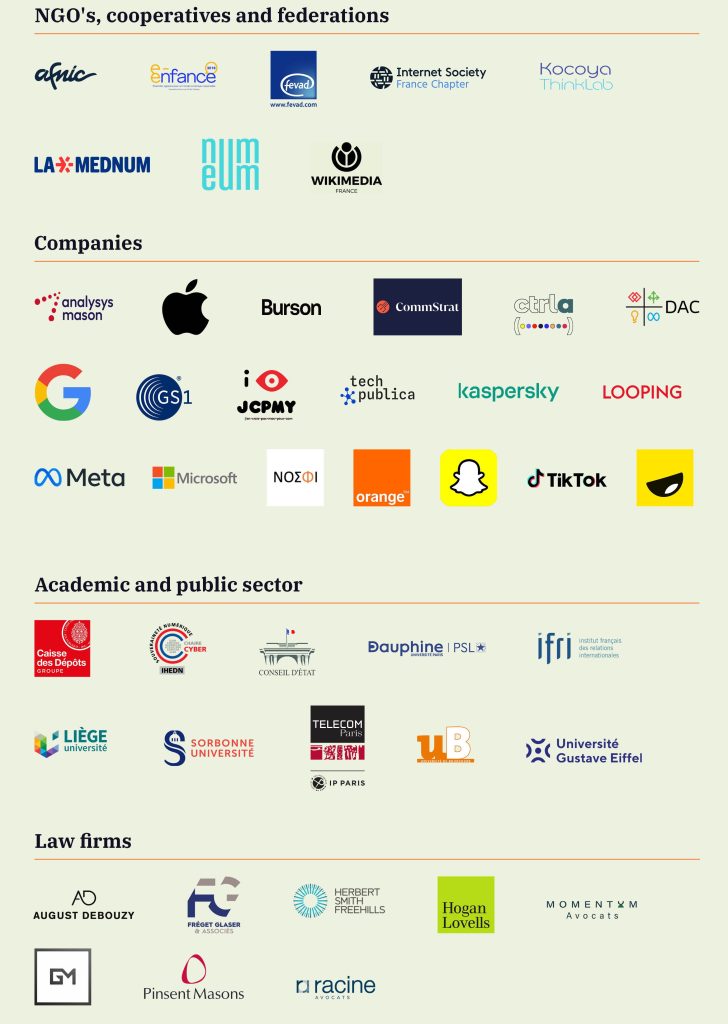 List of members Renaissance Numérique (042026)